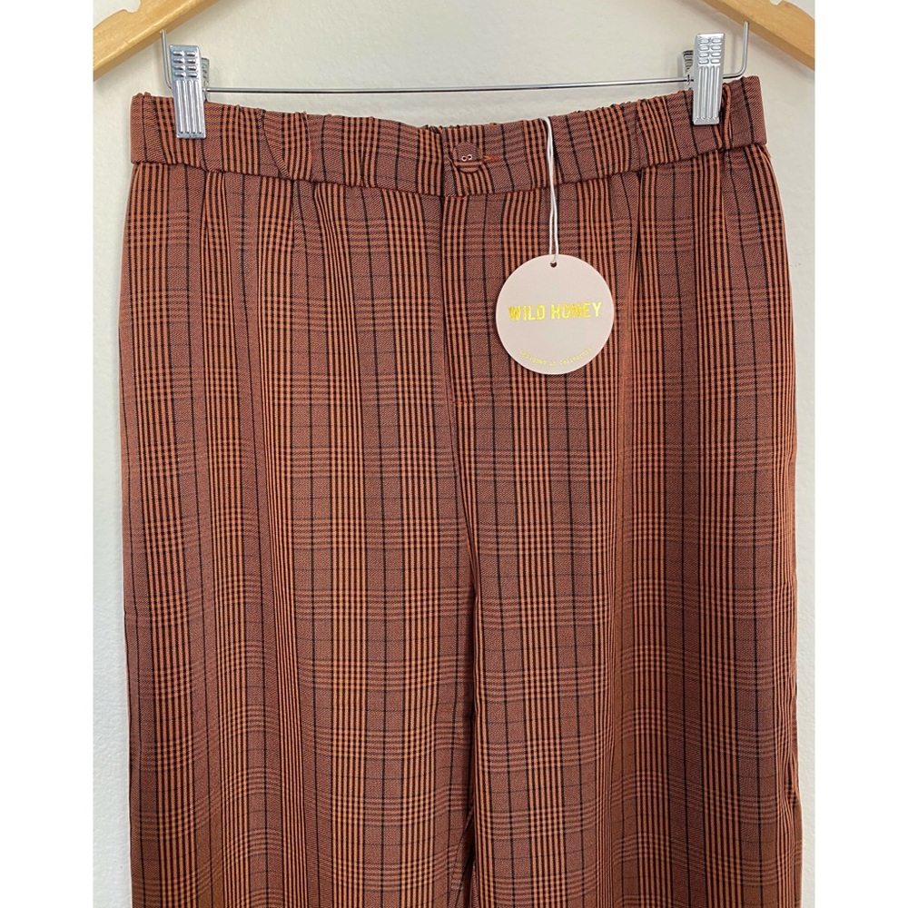 SOLD Wild Honey 🍂 Fall Plaid High Waisted Pants NWT - Picture 5 of 15